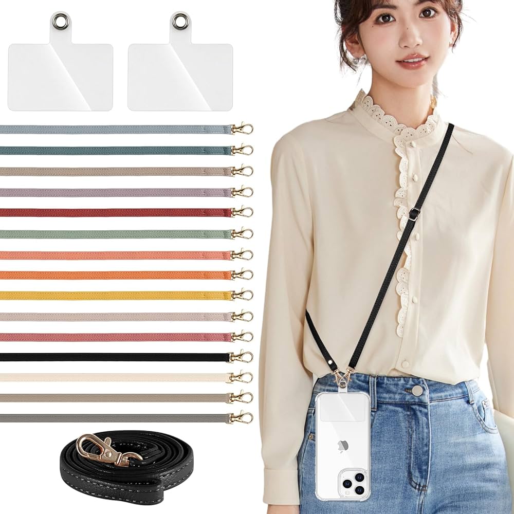 Amazon.co.jp: [JMcase] スマホストラップ ショルダー 長さ調節可能