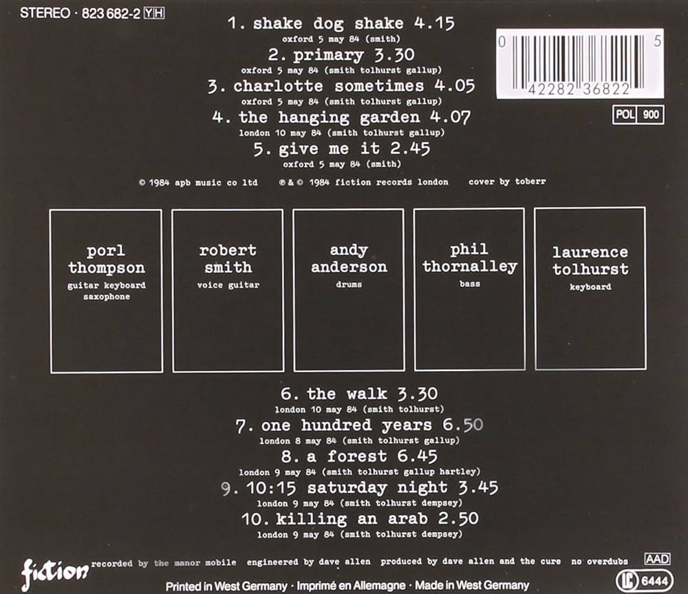 CURE - Concert Live 1984 - Amazon.com Music