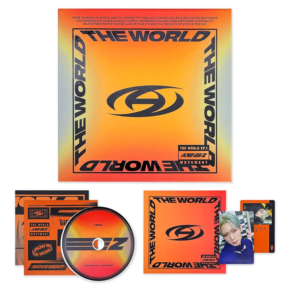 ATEEZ - [THE WORLD EP.1 : MOVEMENT] (Z Ver.) Photo Booklet + DISC