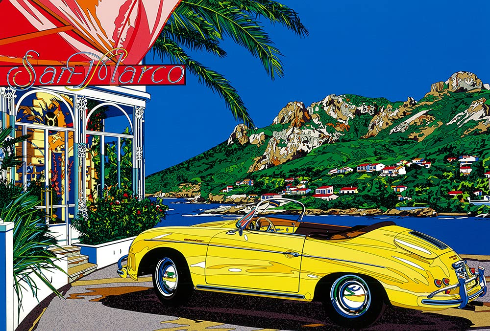 ☆【希少】鈴木英人1000ピースパズル コートダジュールの小高い丘