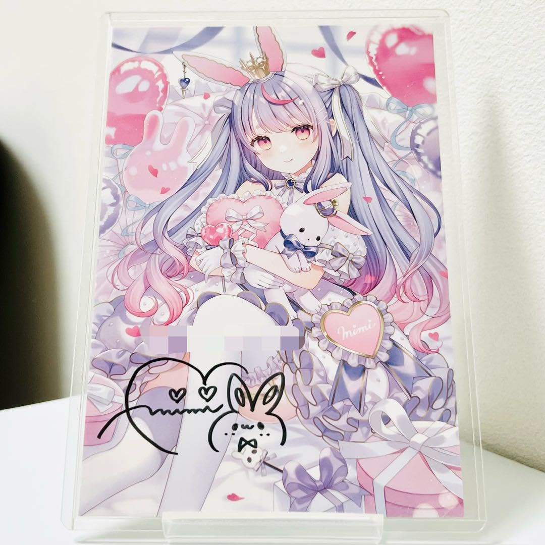 Amazon.co.jp: 兎咲ミミ 誕生記念2023 直筆サイン ポストカード ぶいす