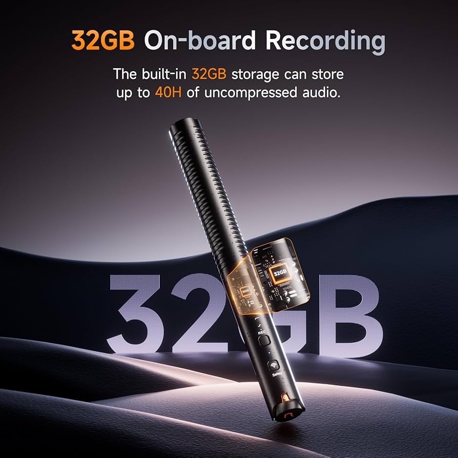 Amazon | ワイヤレスマイクcomica VM40 ガンマイク【32BIT、32G内部