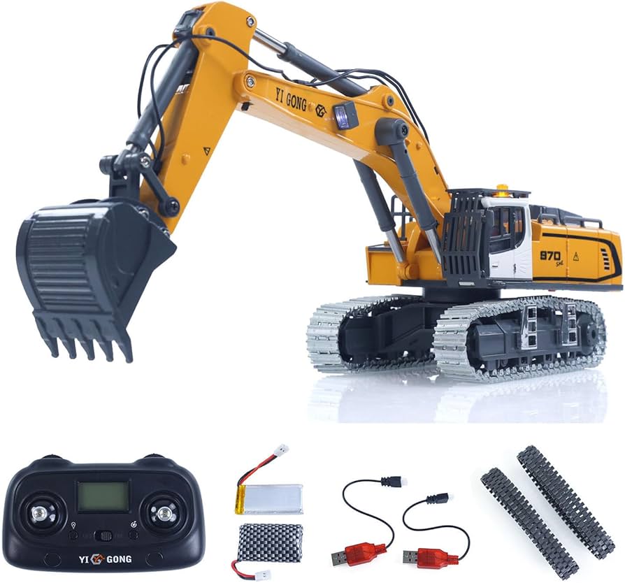Amazon.com: TOUCAN RC HOBBY US in Stock 1/50 RC Excavator K970