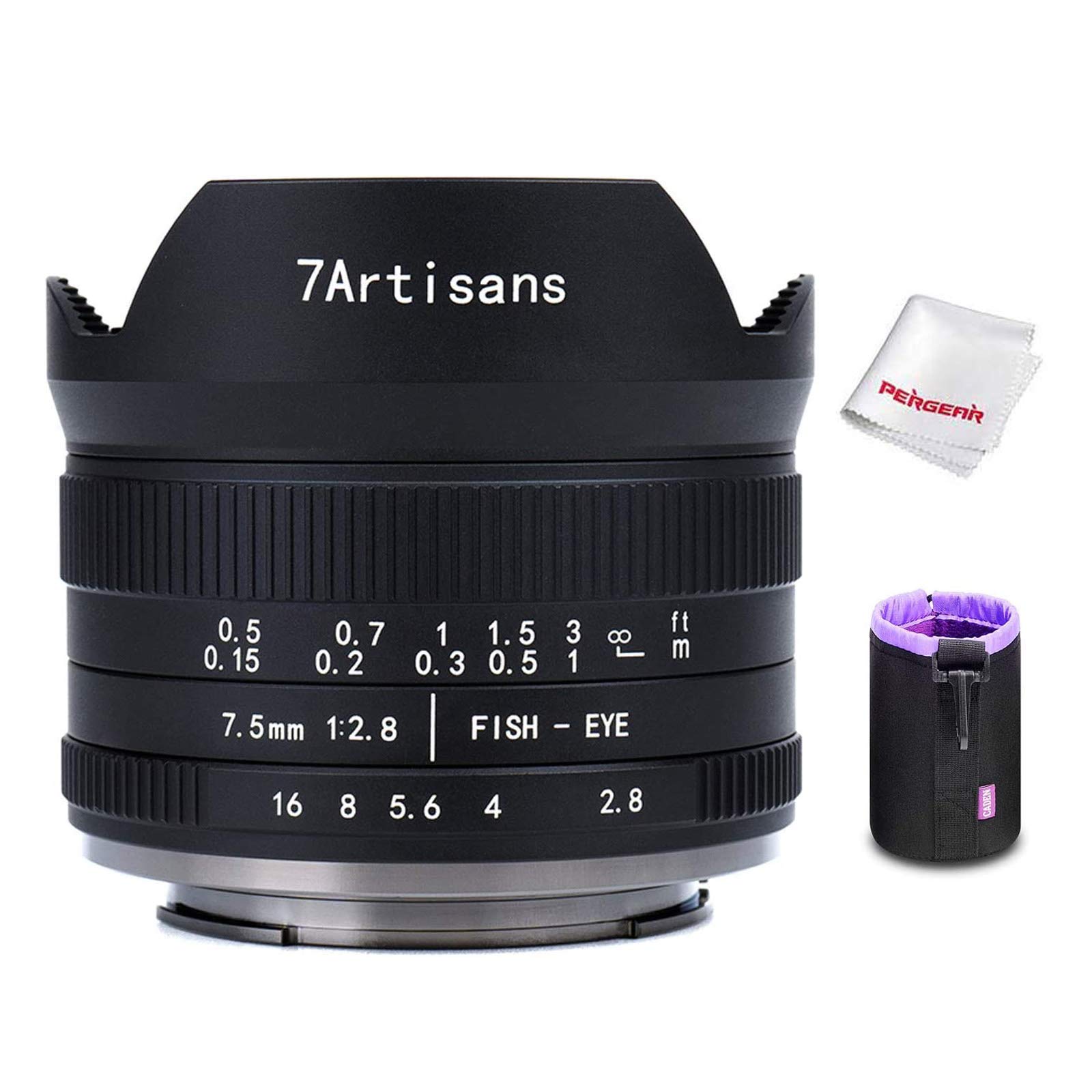 Amazon | 7artisans 7.5mm F2.8 II 魚眼レンズ 超広角 Sonyミラー