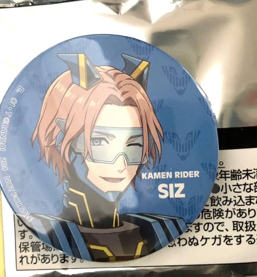 海羽静流 仮面ライダー ライドカメンズ anime japan 缶バッジ