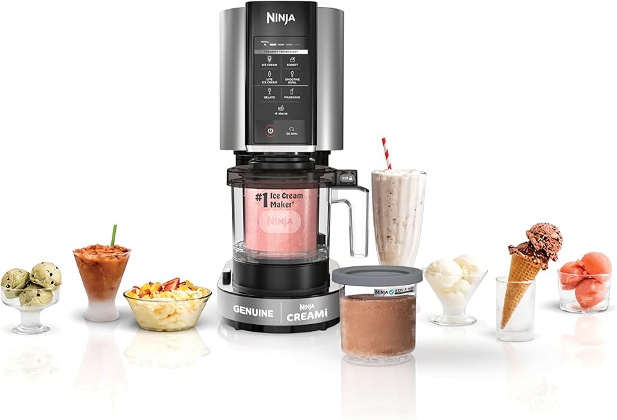 Amazon.com: Ninja NC301 CREAMi Ice Cream Maker, for Gelato, Mix