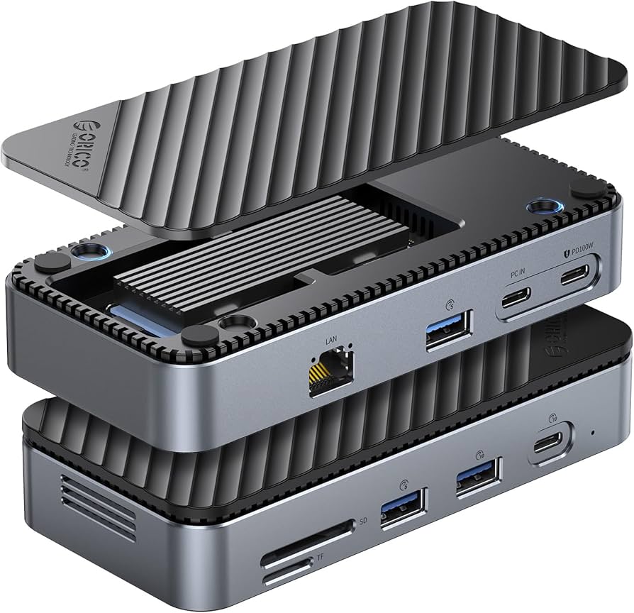 Amazon.com: ORICO 9-in-1 USB C Hub with M.2 NVMe SSD Enclosure