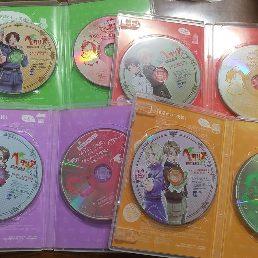 Amazon.co.jp: ヘタリア 初回限定版 DVD全巻 16本 : ホビー