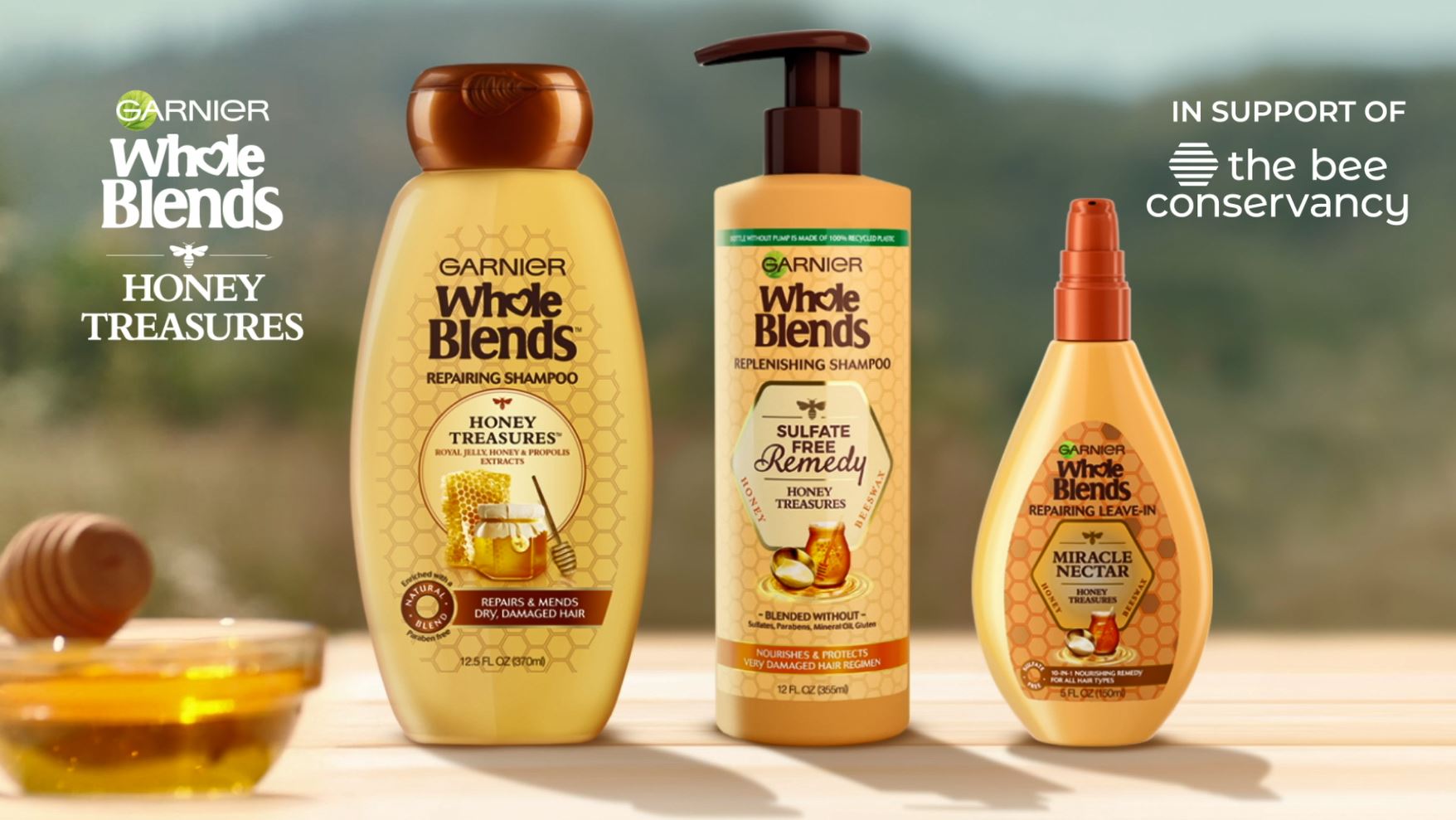 Amazon.com : Garnier Whole Blends Honey Treasures Repairing