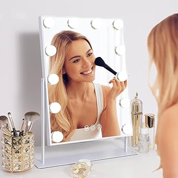 Amazon.co.jp: FENCHILIN 化粧鏡 女優ミラー 卓上鏡 卓上ミラー