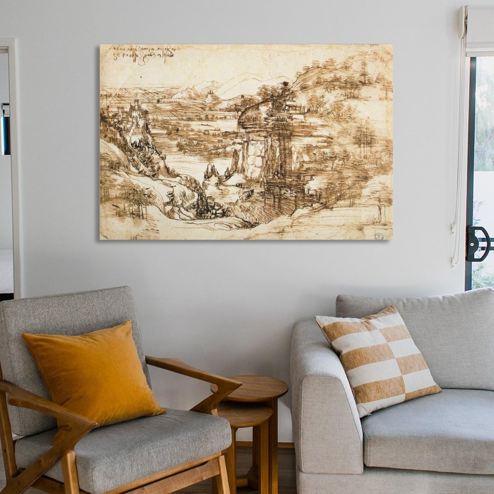 Amazon.co.jp: Leonardo Da Vinci レオナルド・ダ・ヴィンチ 風景画