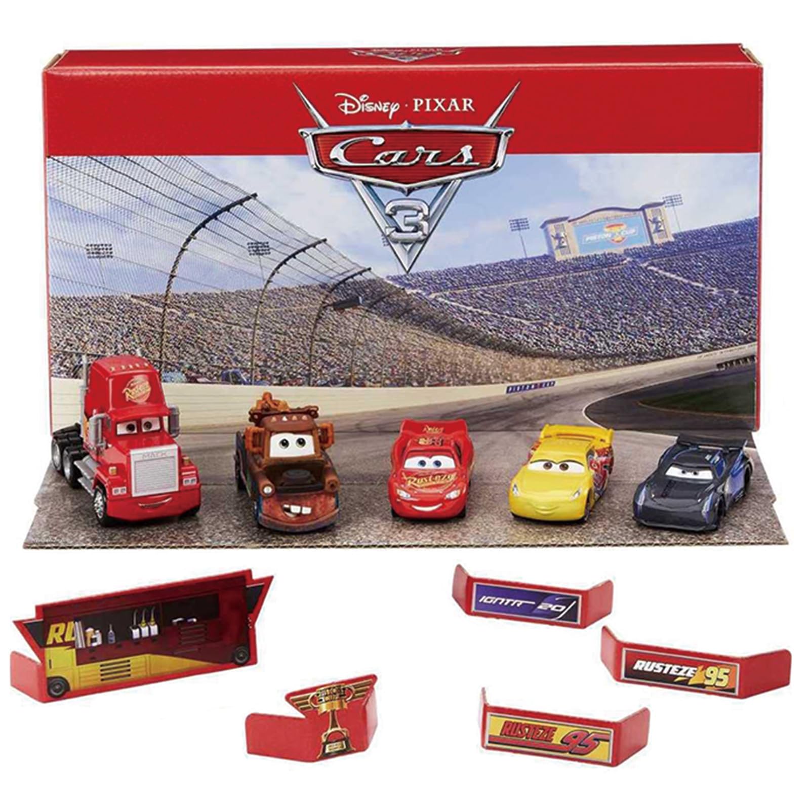 Amazon | MATTEL 1:55スケール ディズニー ピクサー カーズ3 ミニカー5