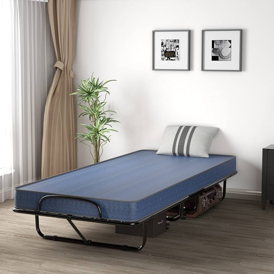 Amazon｜Giantex 折りたたみベッド 4インチマットレス付き イタリア製