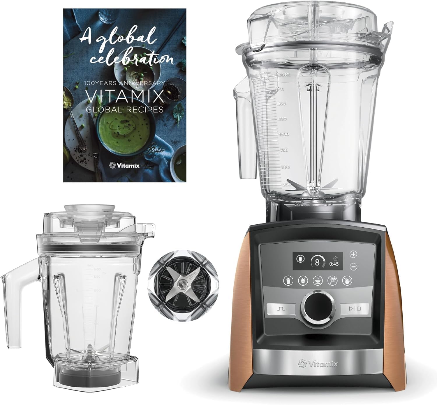 Amazon | 【公式】Vitamix A3500i コパー ミキサー 1.4L ウェット