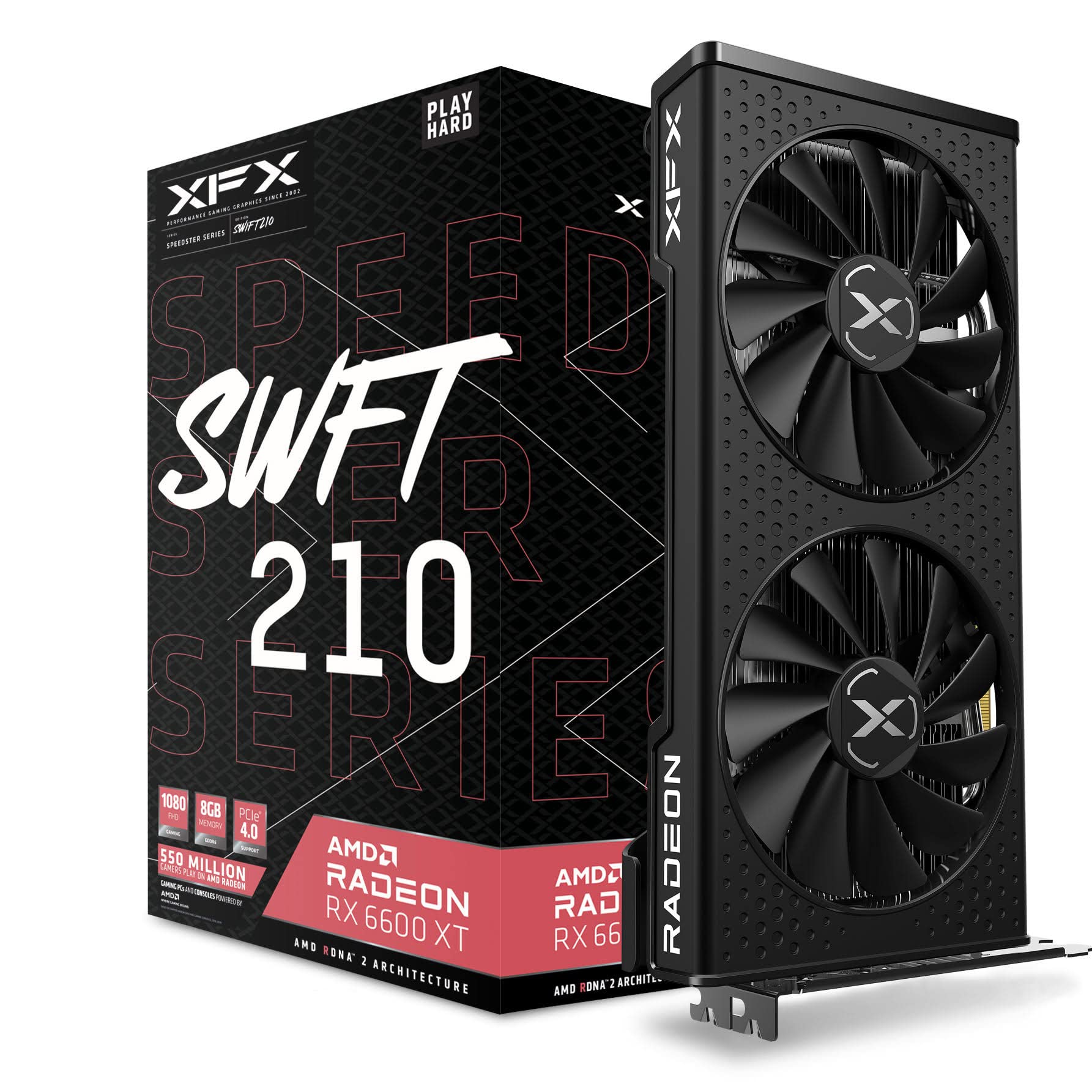 Amazon.com: XFX Speedster SWFT210 Radeon RX 6600 XT CORE Gaming
