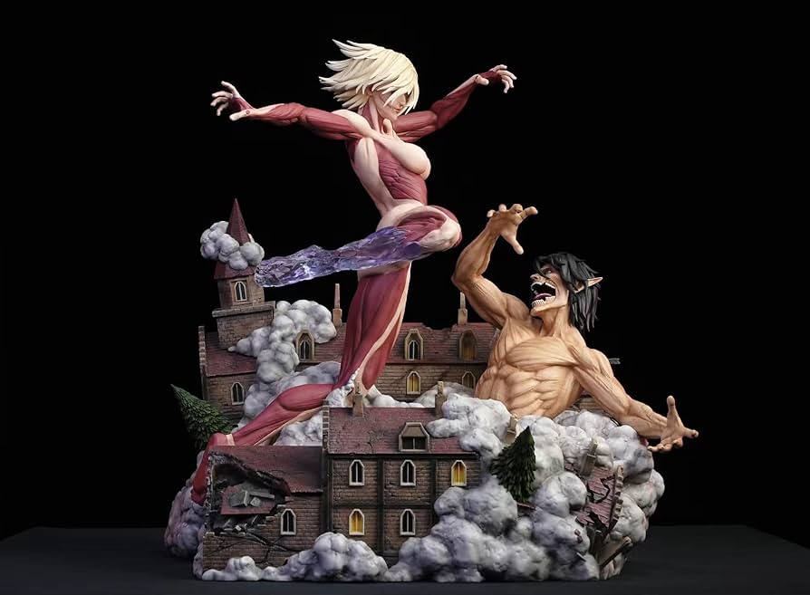 Amazon.co.jp: エレン·イェーガーVSアニ・レオンハート フィギュア