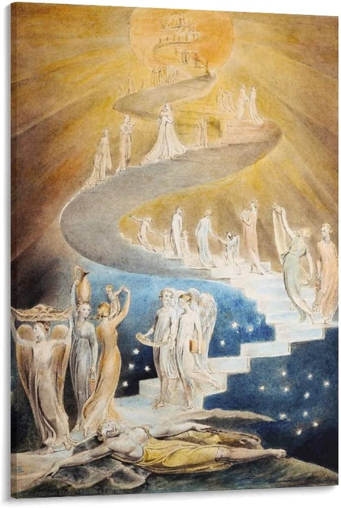 Amazon.co.jp: イギリス・ロマン派の画家たち ヤコブの梯子 William