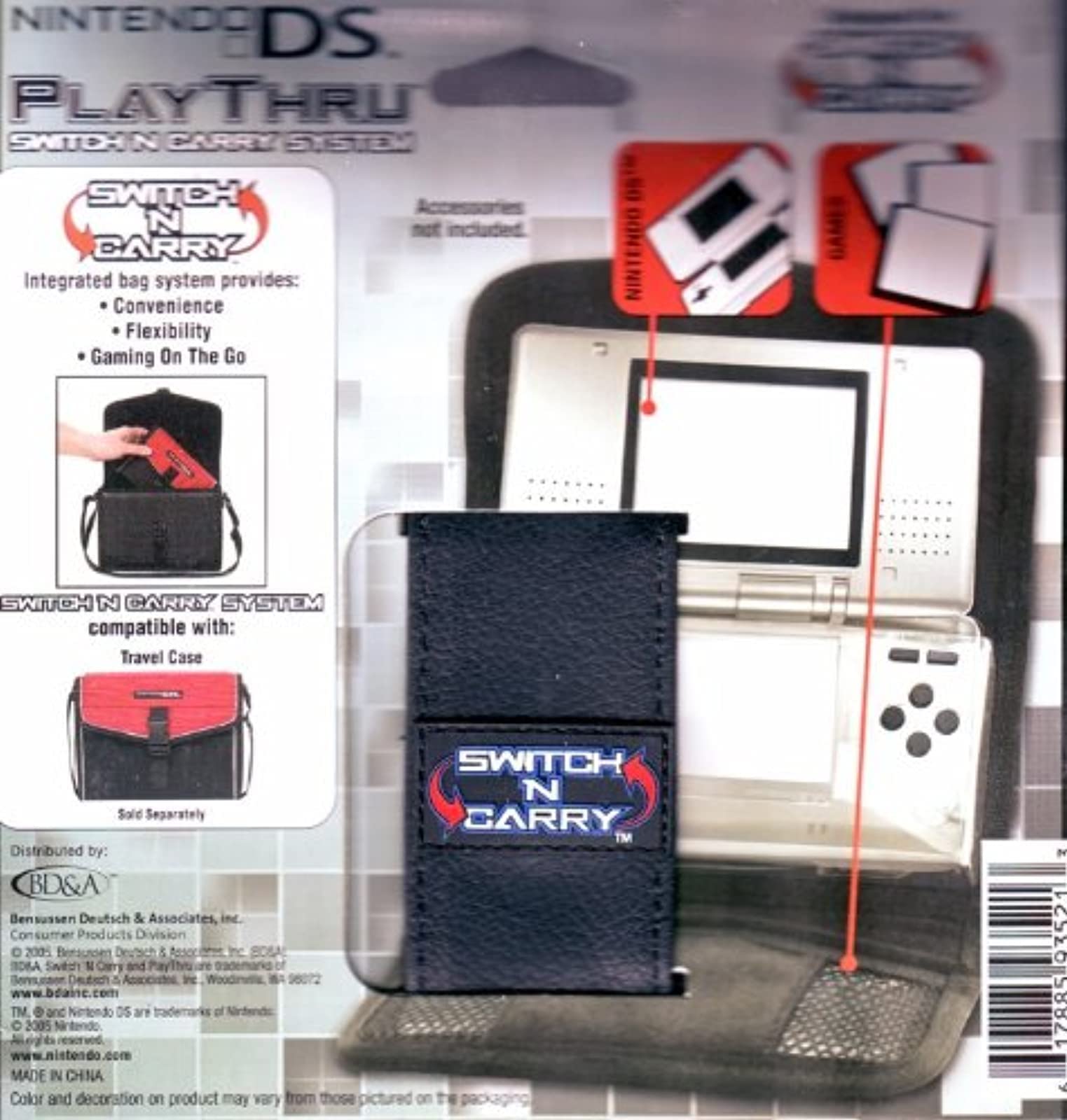 Amazon.com: Nintendo DS PlayThru Switch 'n Carry System - Black