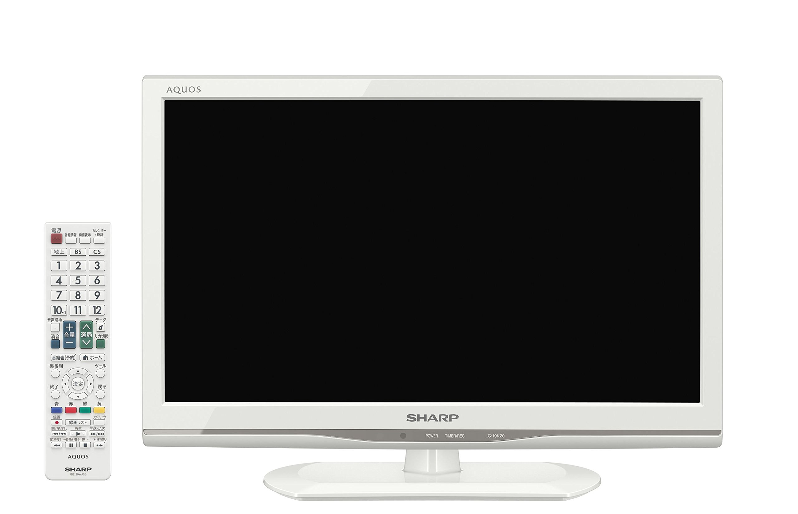 Amazon | シャープ 19V型 ハイビジョン 液晶テレビ ホワイト AQUOS LC