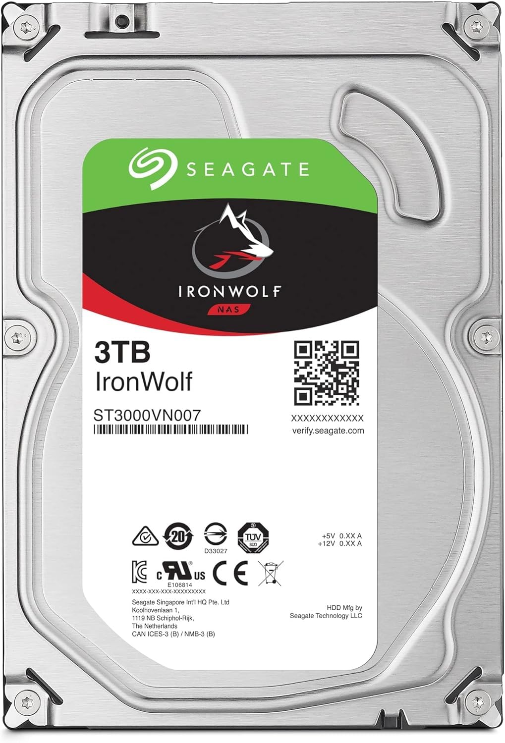 Amazon.co.jp: Seagate IronWolf 3.5インチ 【データ復旧 3年付】 3TB
