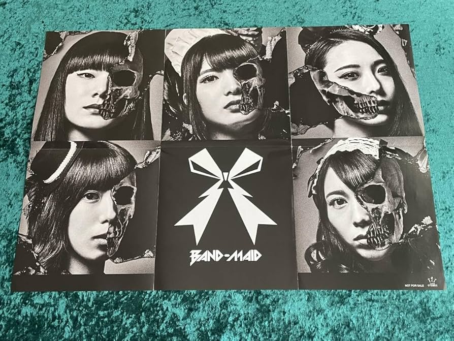 Amazon.co.jp: BAND-MAID 特典ポスター B2 WORLD DOMINATION バンド