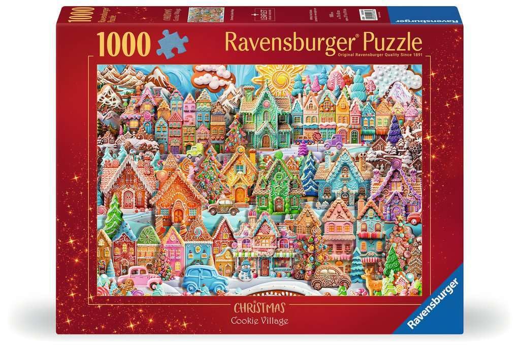 Amazon.com: Ravensburger - Christmas Cookie Village - 1000 Piece