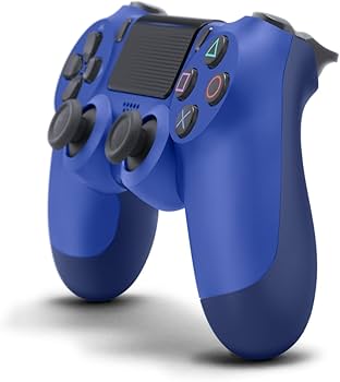 Amazon | ワイヤレスコントローラー (DUALSHOCK 4) ウェイブ・ブルー