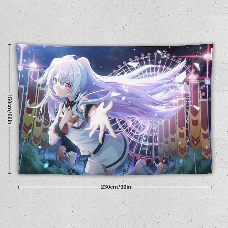 Amazon.co.jp: タペストリー 可愛い アニメ柄 プラスティック