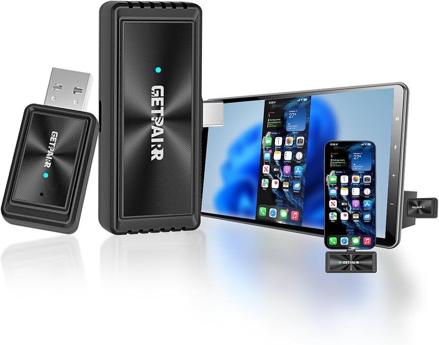 Amazon.co.jp: GETPAIRR Mirror Cast CarPlayワイヤレスアダプター