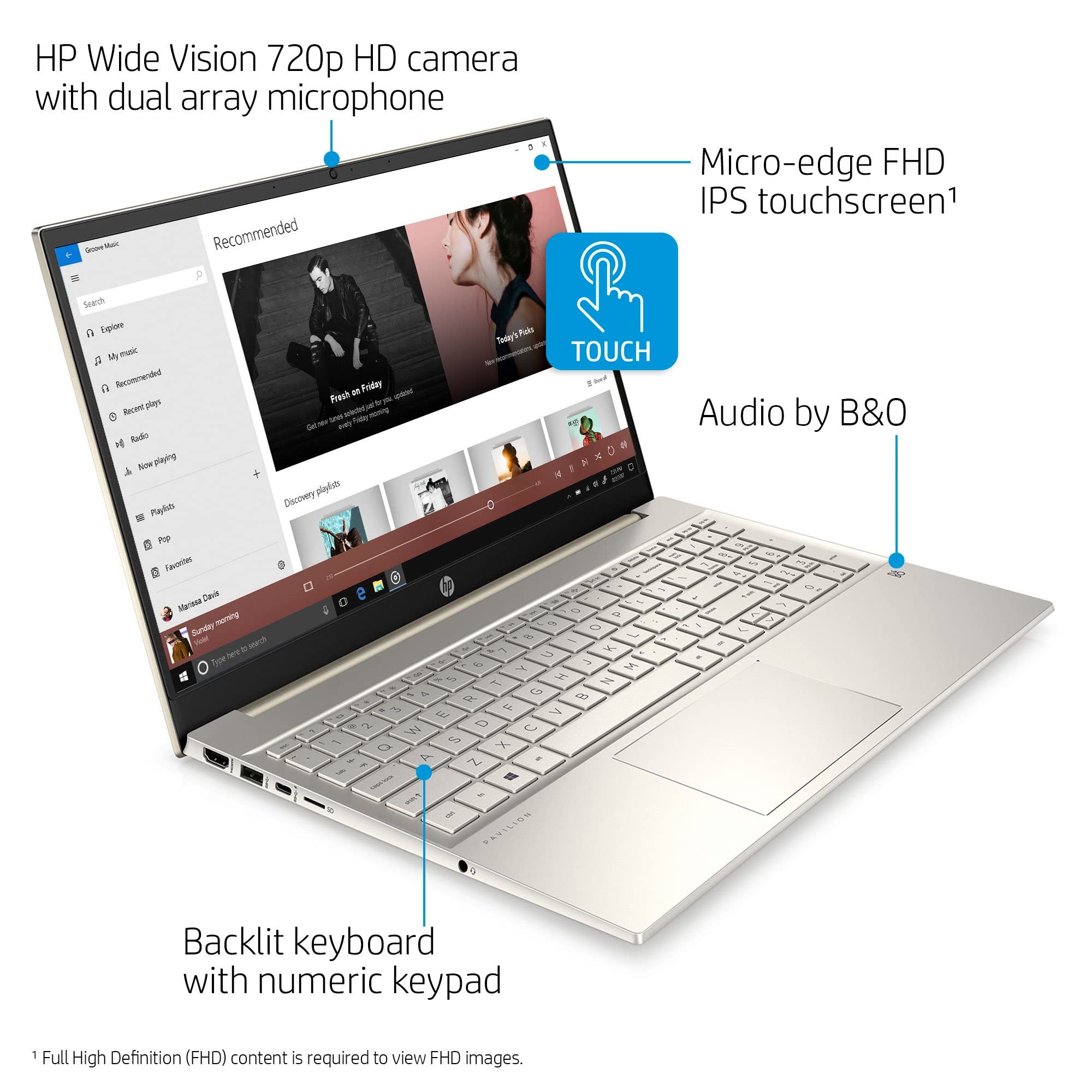 Amazon.com: HP Pavilion Touchscreen i7 Laptop, 15.6