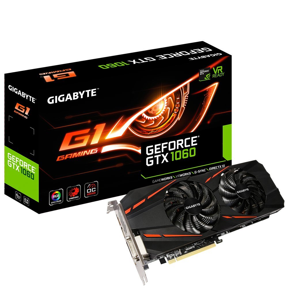 Amazon.com: GIGABYTE Geforce GTX 1060 G1 Gaming Gv-N1060G1GAMING