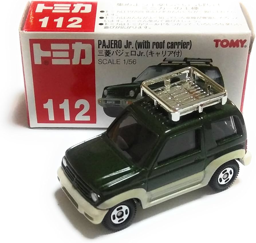 Amazon | 三菱パジェロJr. (キャリア付) No.112 | ミニカー・ダイ