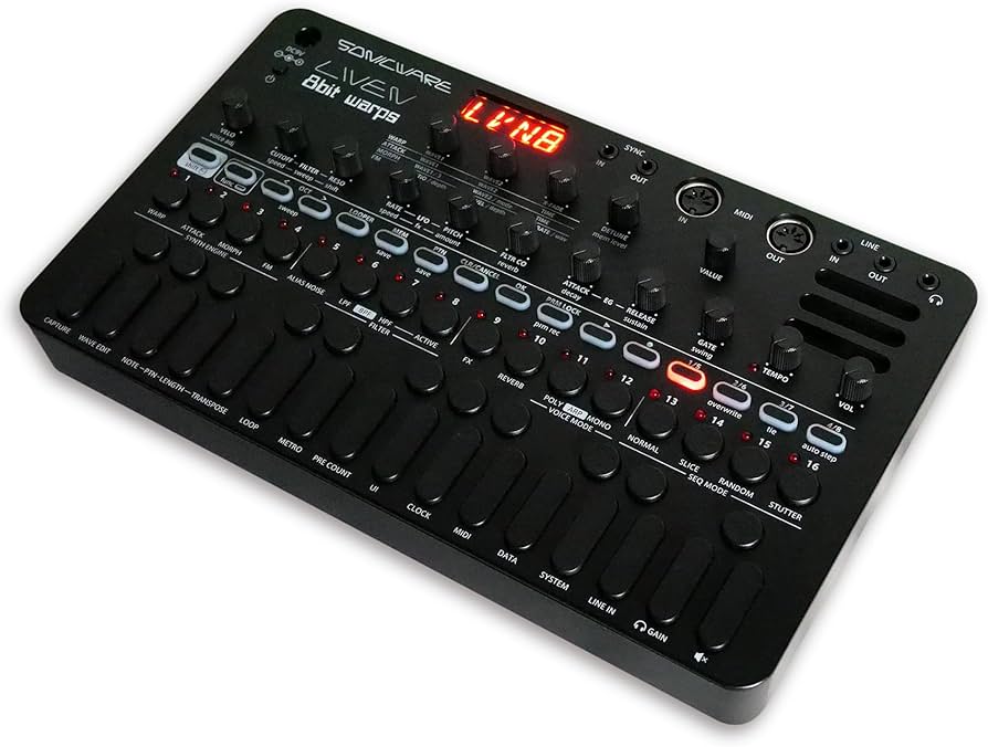Amazon.co.jp: SONICWARE LIVEN 8bit warps - All Black Limited