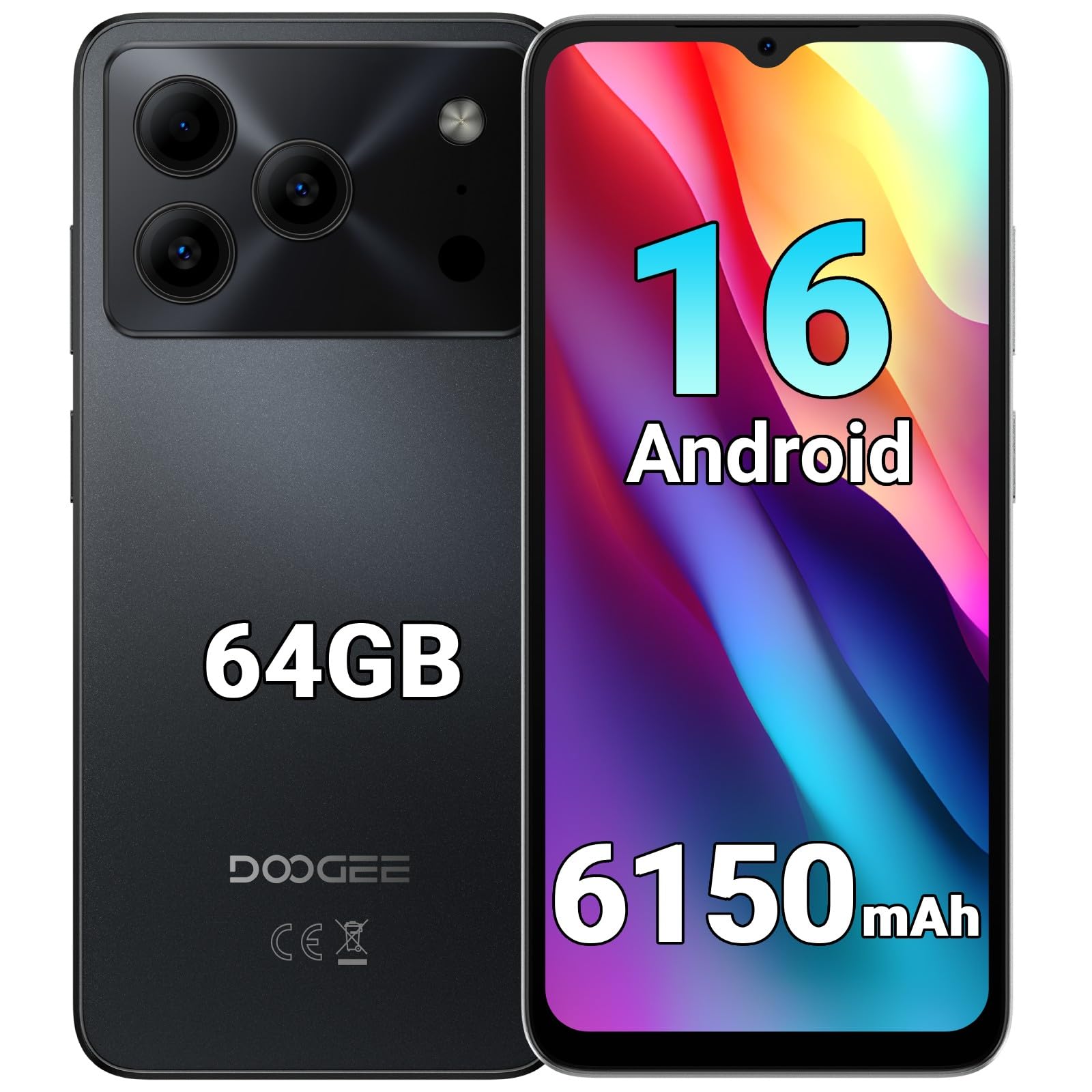 Amazon | 【Android 16 スマホ 新登場】DOOGEE Note56 SIMフリー