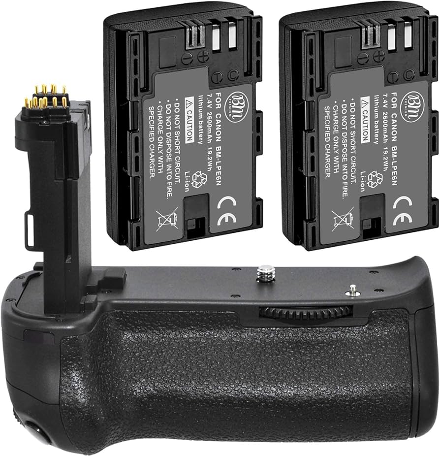Amazon.com : Battery Grip Kit for Canon EOS 70D, EOS 80D, EOS 90D