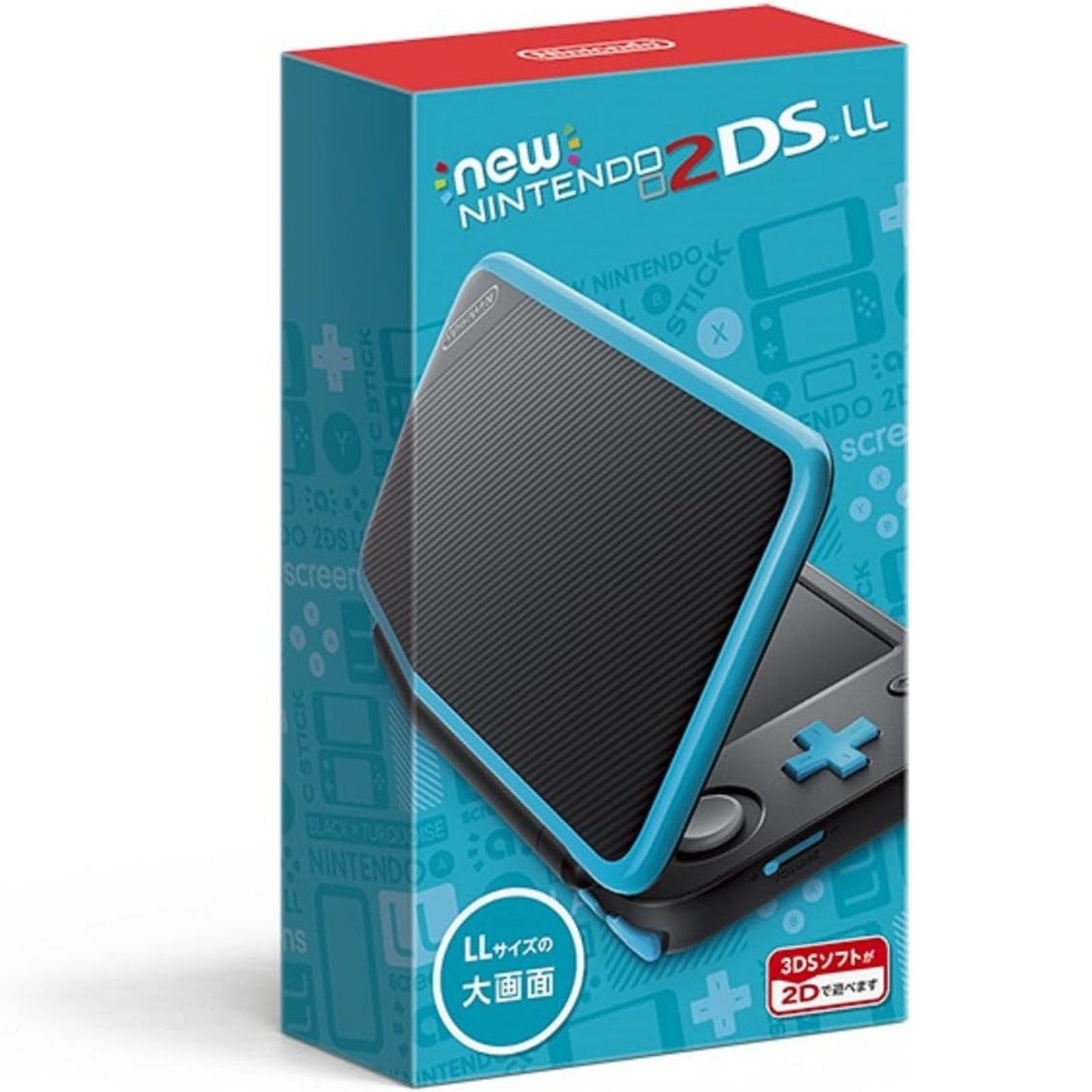 Amazon | 【整備済み品】 Newニンテンドー2DS LL ブラック×ターコイズ
