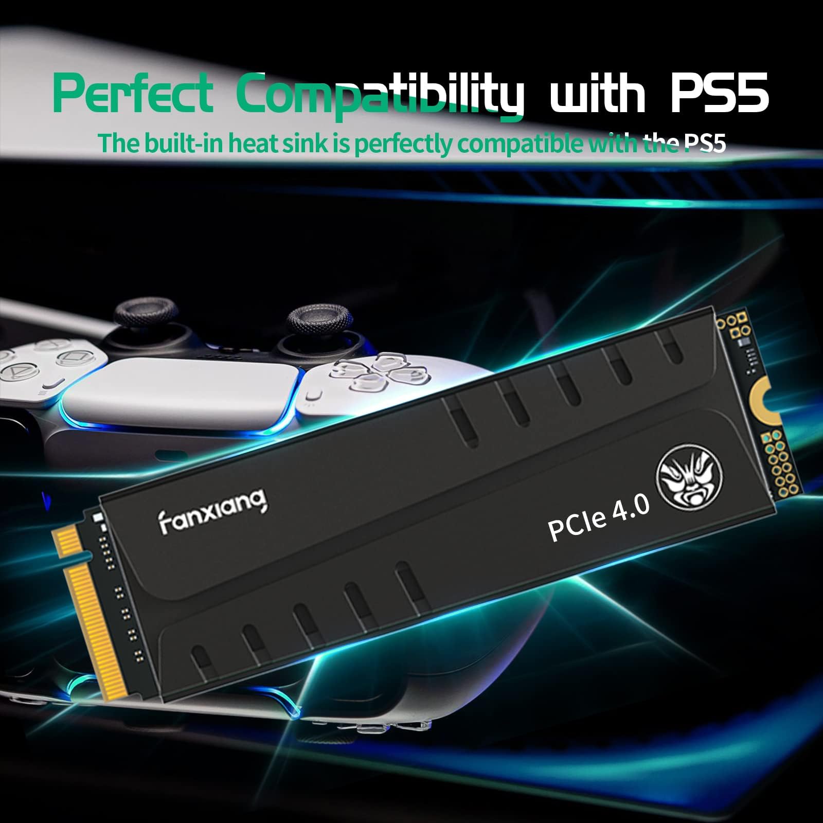 Amazon.com: fanxiang S770 1TB NVMe M.2 SSD for PS5 - with Heatsink