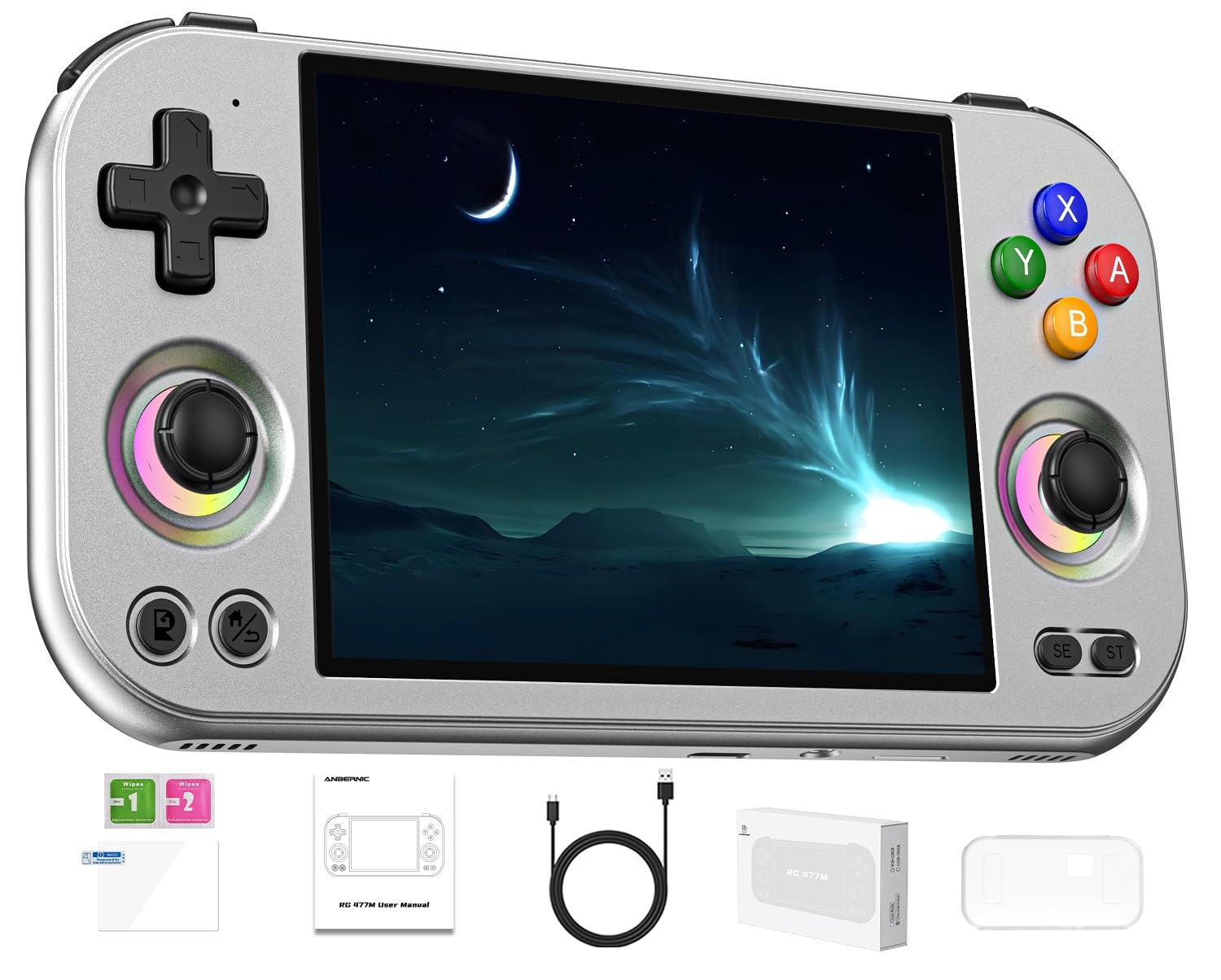 Amazon.com: ANBERNIC RG477M Retro Handheld Game Console , Aluminum