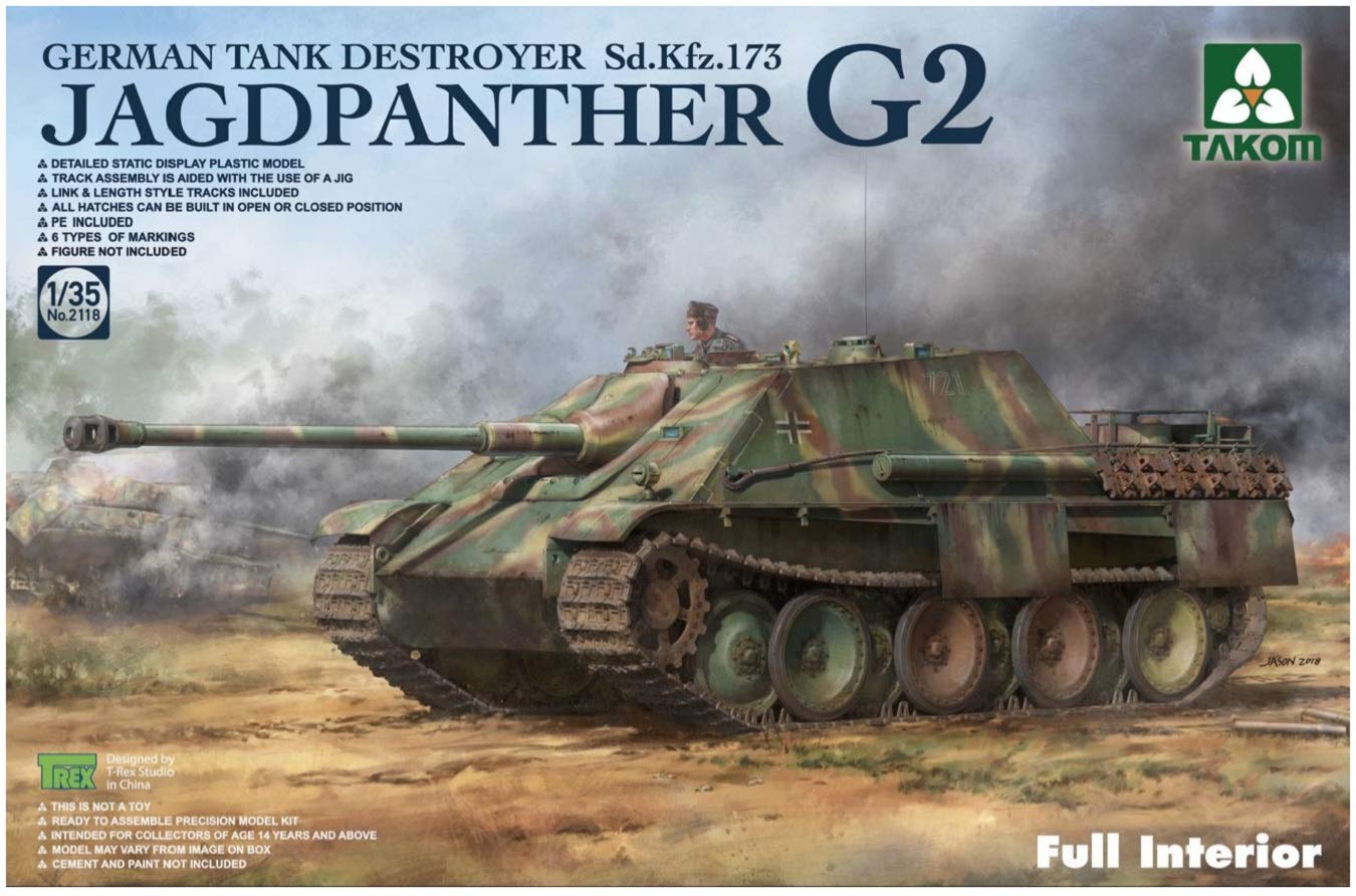 Amazon.com: Takomu 1/35 German Heavy Tank Destroyer Sd.Kfz.173