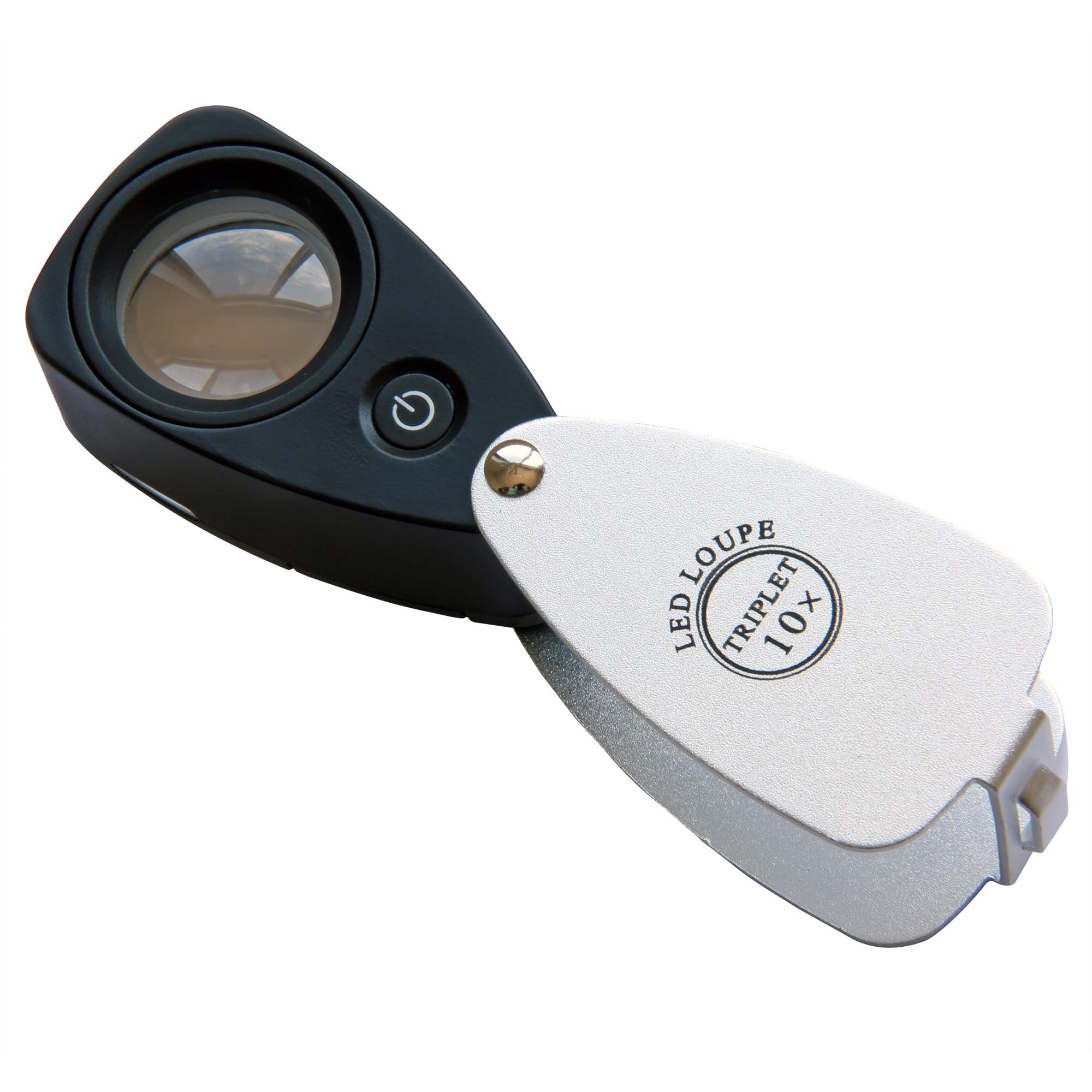 Amazon | 池田レンズ工業 虫眼鏡 LEDライト付き 宝石用ルーペ 10倍