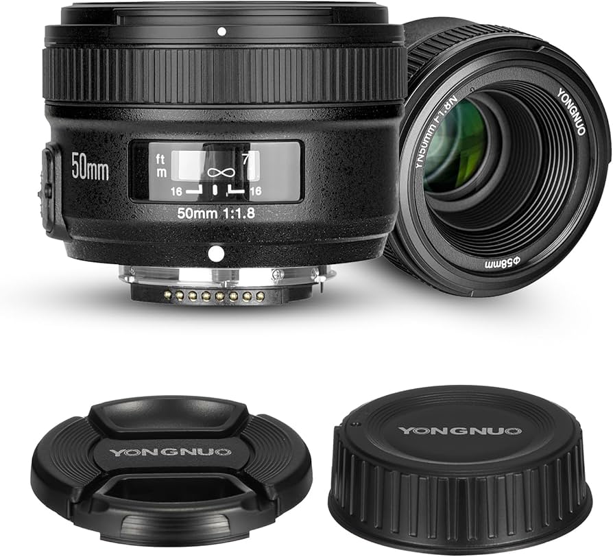 Amazon.com : YONGNUO YN50mm 50mm f/1.8 Lens for Nikon F-Mount