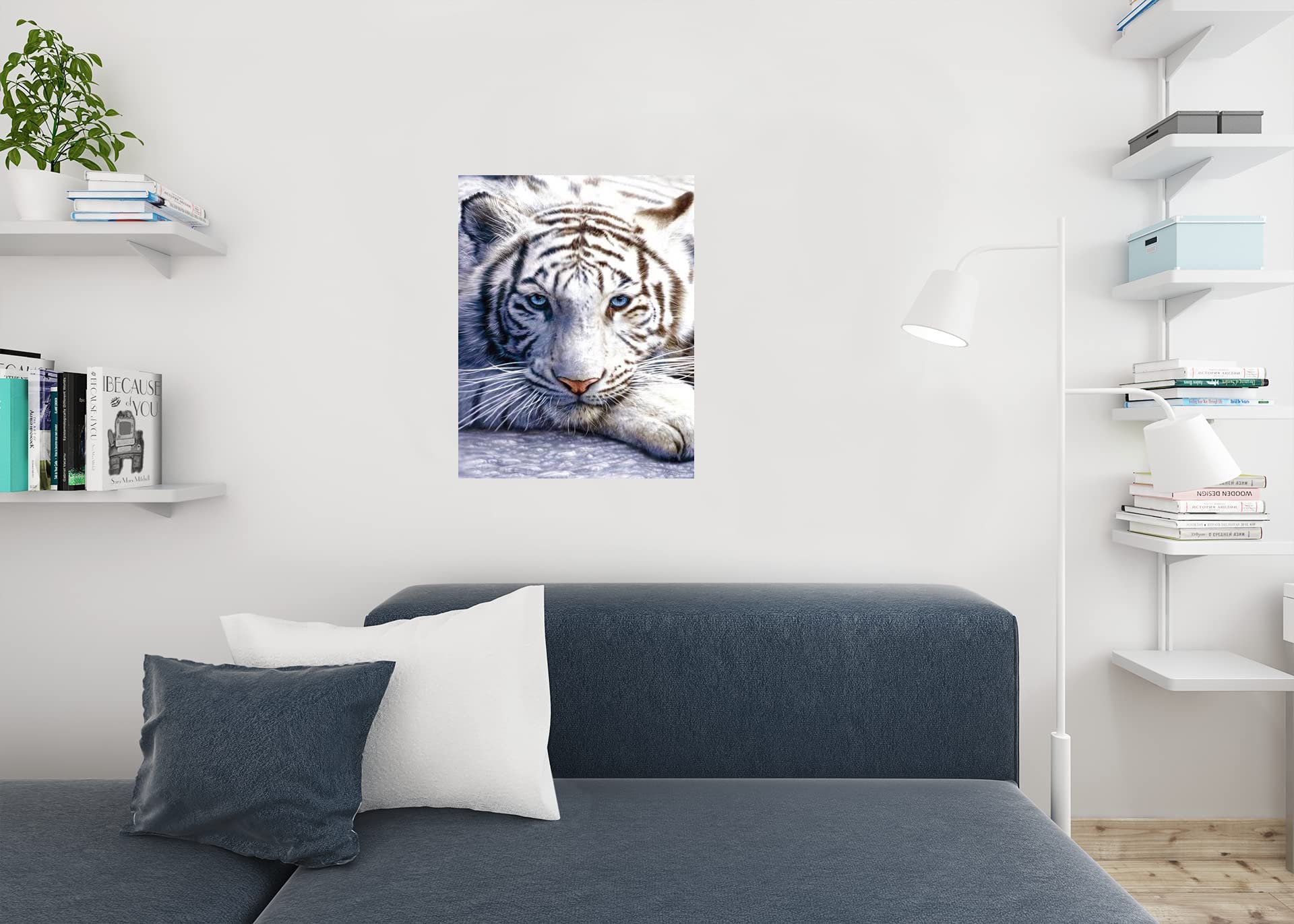 Amazon.co.jp: トライエックス ポスター ホワイトタイガー PP-30282