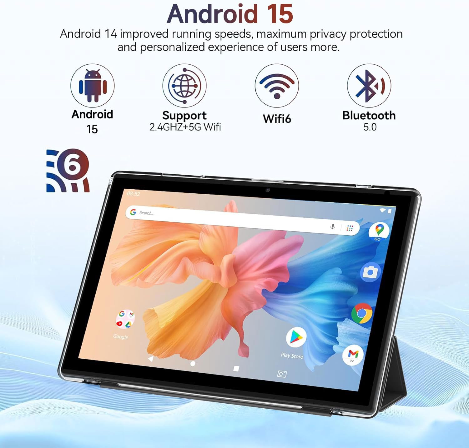 Amazon.com : Android 15 Tablet, 10 inch 12GB RAM+64GB ROM/1TB (Max