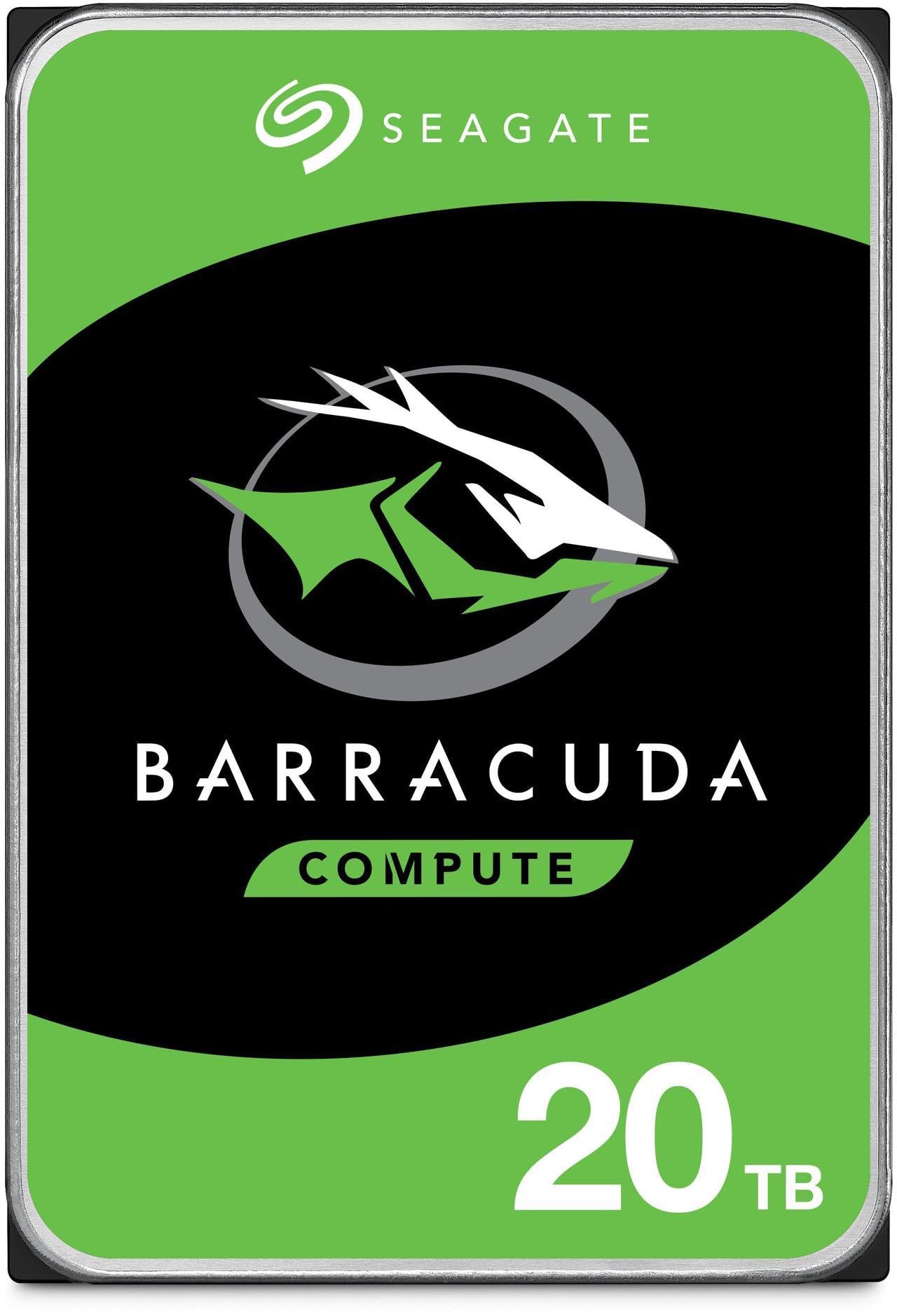 Amazon | Seagate BarraCuda 3.5インチ 20TB 内蔵 ハードディスク HDD