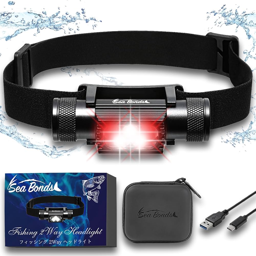 Amazon.co.jp: シーボンズ ヘッドライト 1000ルーメン SPEC2 ミドル