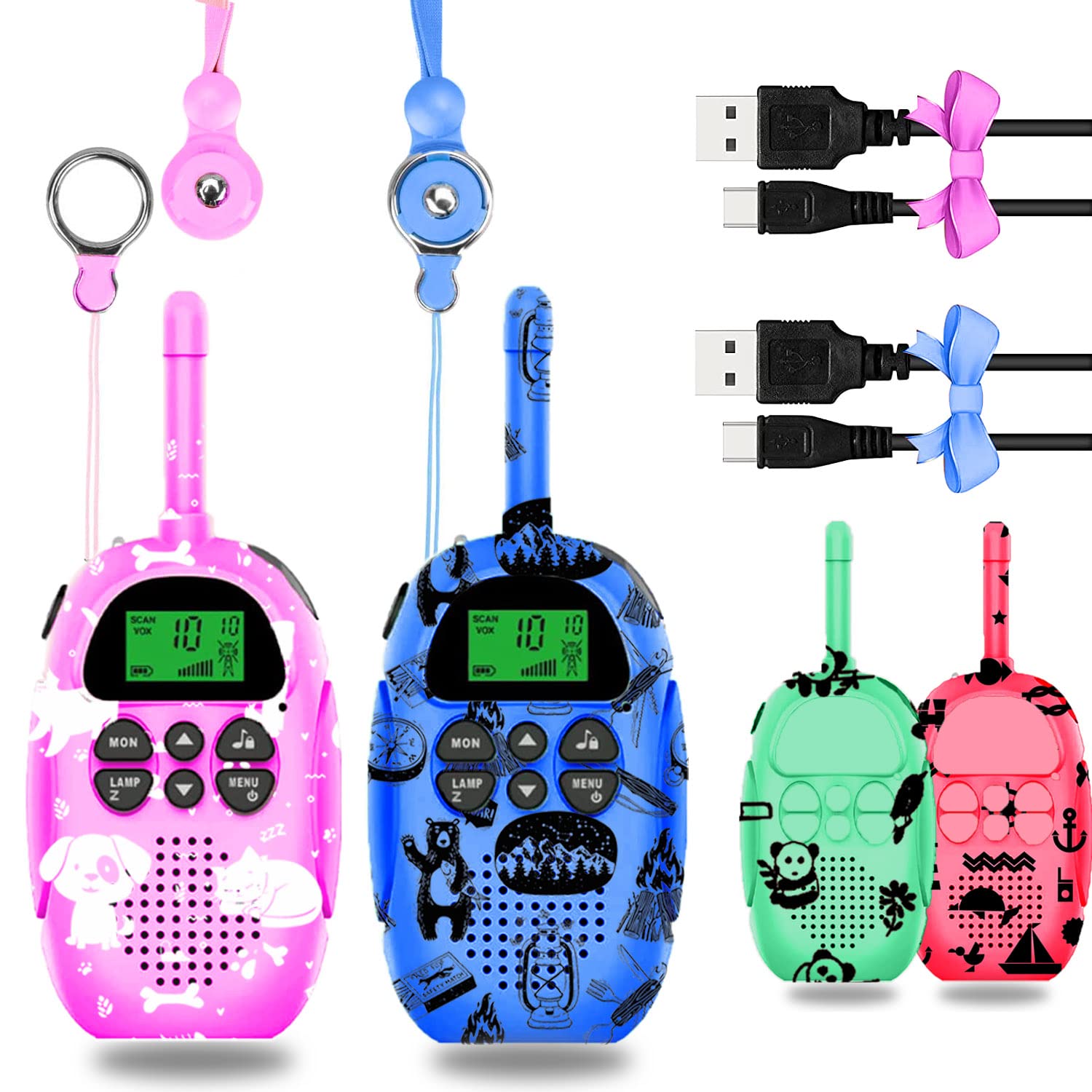 Amazon.com: USA-Designed KidzAdventure Rechargeable Walkie Talkies