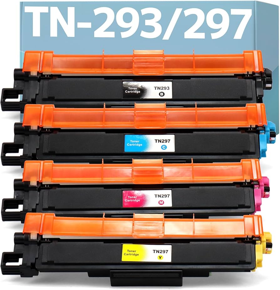 Amazon.co.jp: 【横トナ】ブラザー(brother)用 TN-293 TN-297 4色