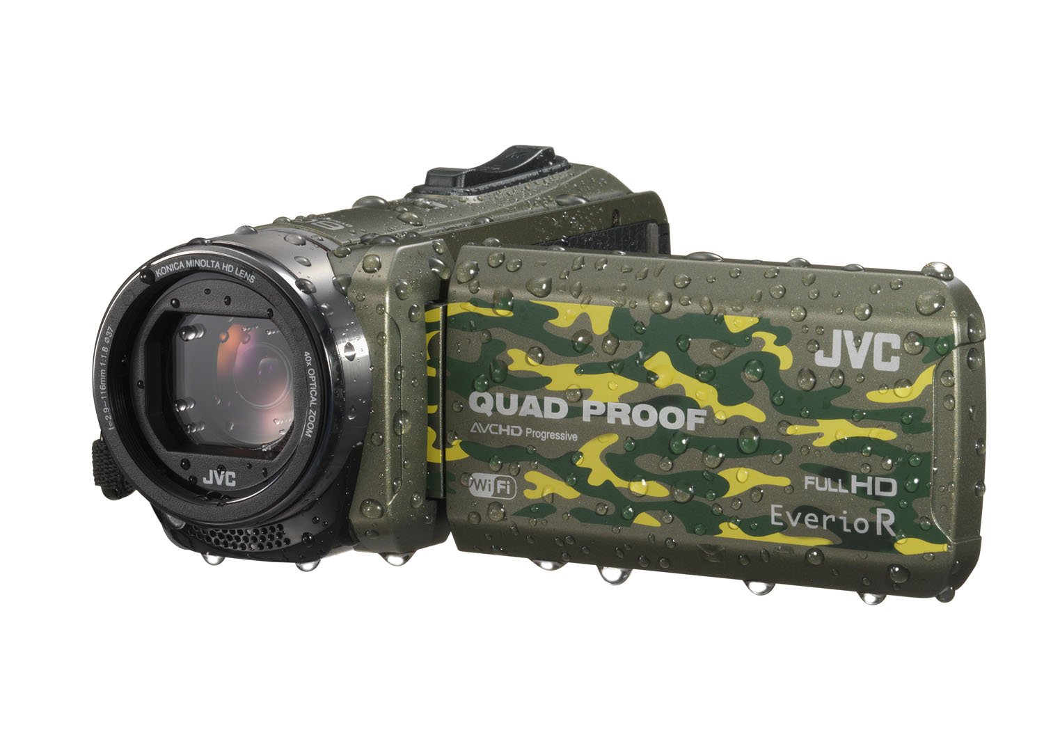 Amazon | JVC ビデオカメラ Everio R 防水5m 防塵仕様 Wi-Fi対応 内蔵