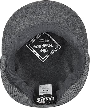 Kangol Wool 504 Earflap - Dark Flannel/S at Amazon Men's Clothing