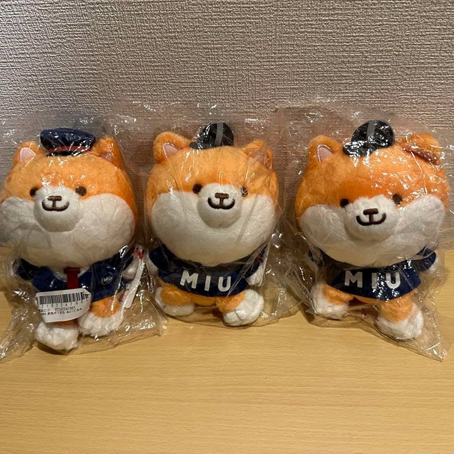 Amazon.co.jp: MIU 404 ポリまる ぬいぐるみセット : おもちゃ